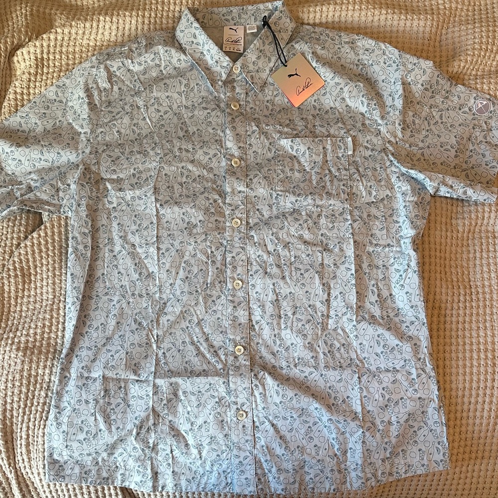Puma x Arnold Palmer button up - men’s L